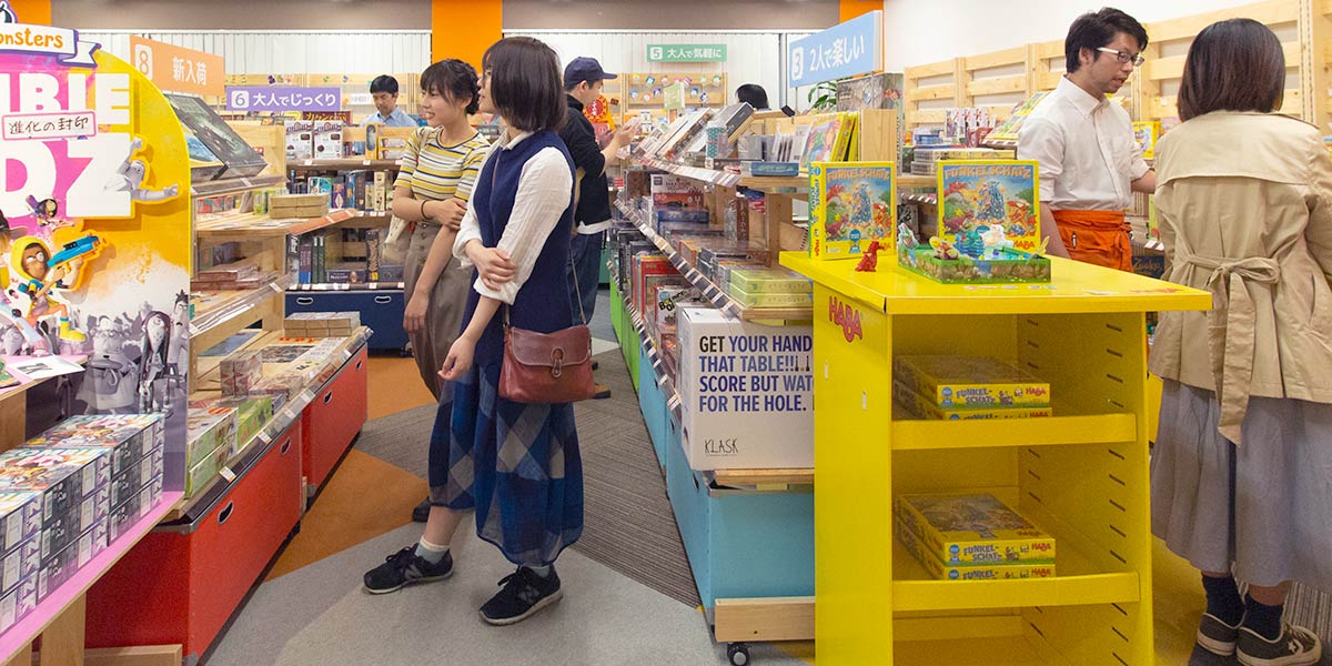 すごろくや神保町店の店内風景
